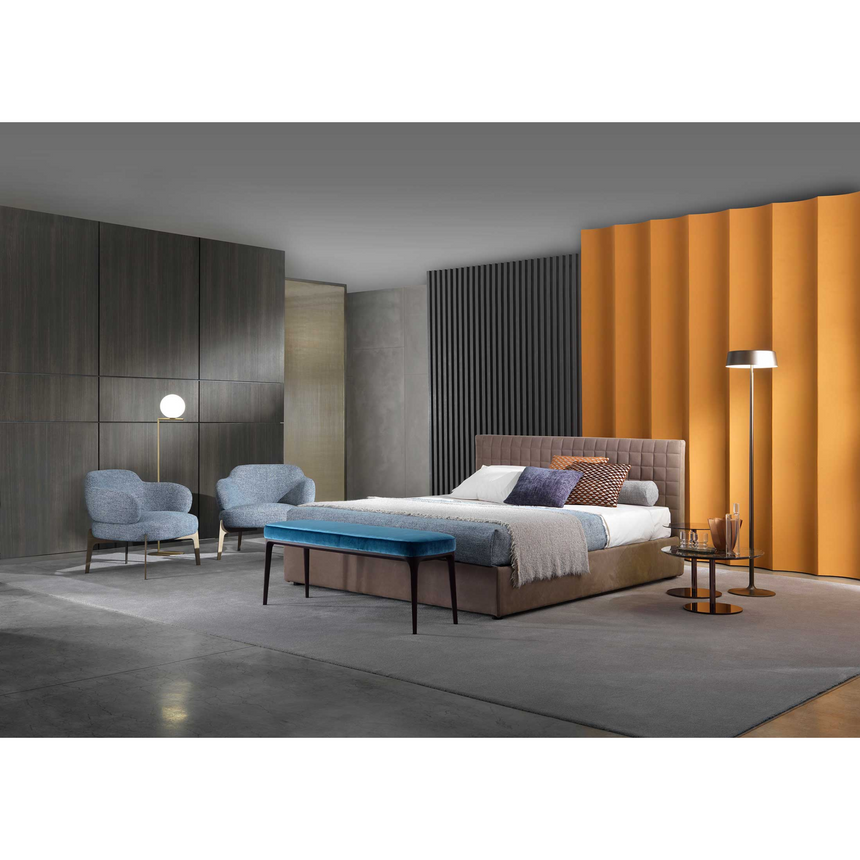 Square Quilted Bed | Marelli Brandon | Italianfurniture.com