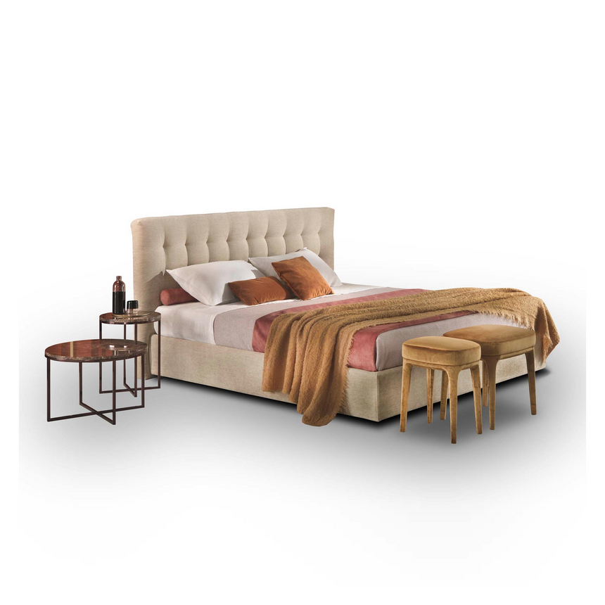Square Quilted Bed | Marelli Brandon | Italianfurniture.com