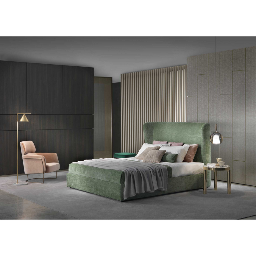 Contemporary Upholstered Bed | Marelli Nolan | Italianfurniture.com