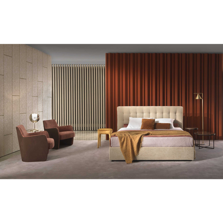 Quilted Modern Bed | Marelli Parker | Italianfurniture.com