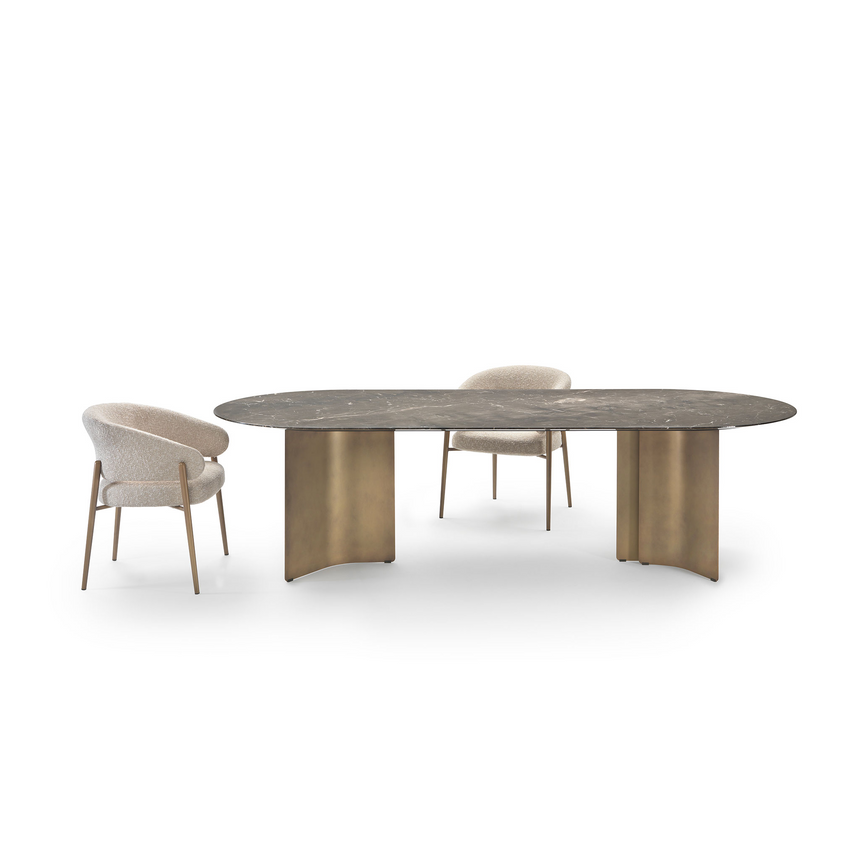 Rectangular Marble Dining Table | Marelli Arthur | Italianfurniture.com