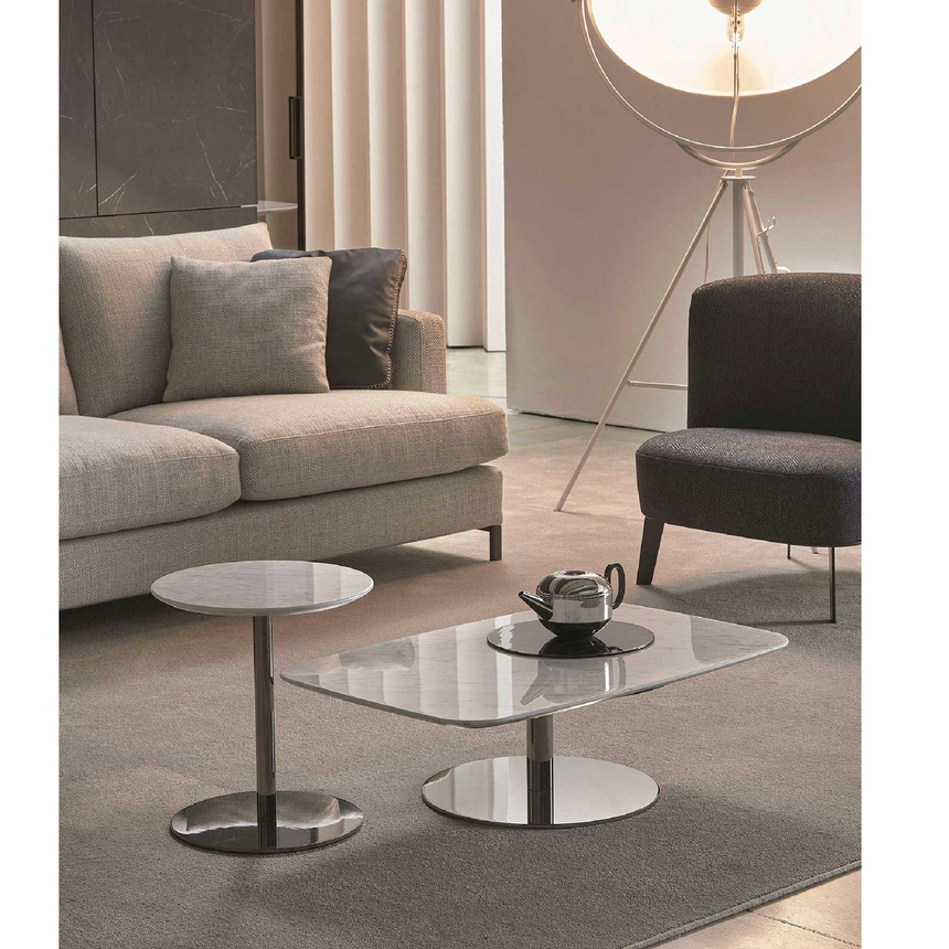 Metal Base Marble Coffee Table | Marelli Break