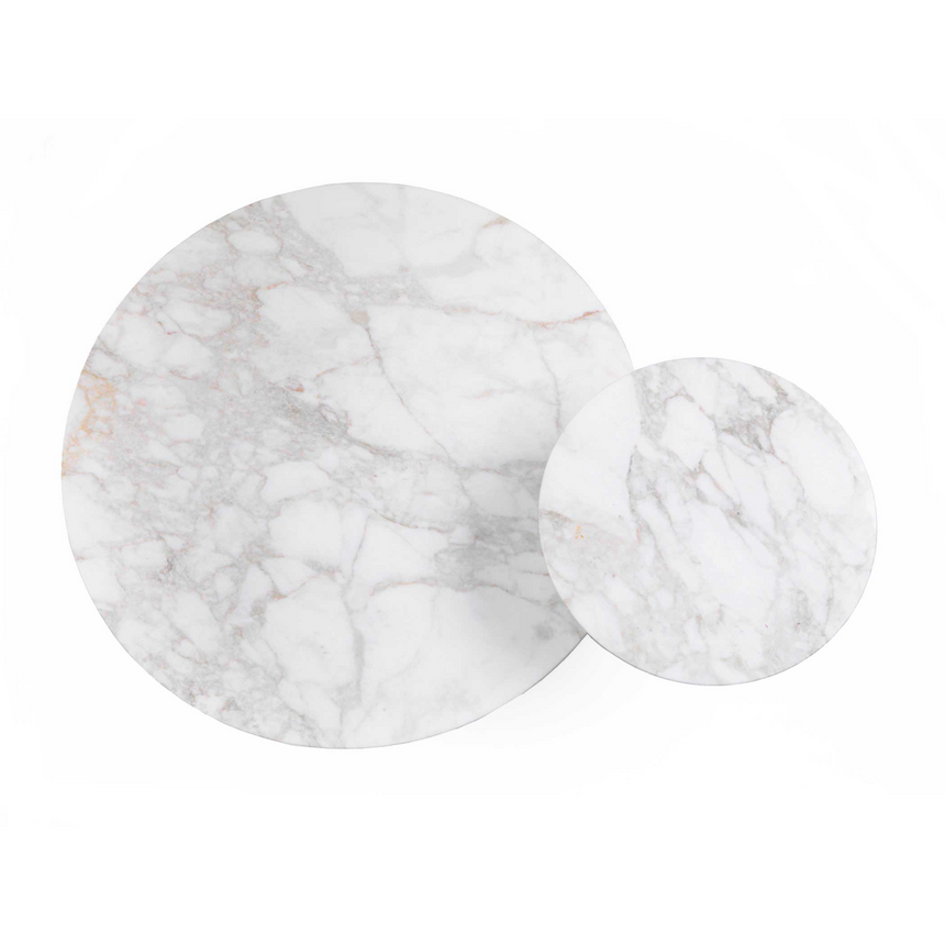 Metal Base Marble Dining Table | Marelli Break | Italianfurniture.com