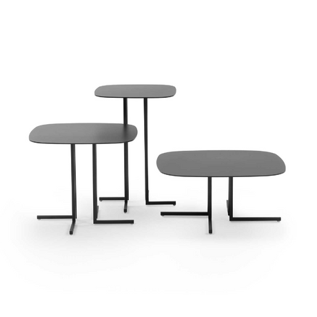 Marble L-Legged Square Coffee Table | Marelli Elle | Italianfurniture.com