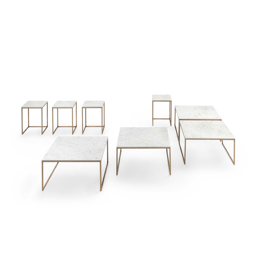 Marble Square Coffee Table | Marelli Frame | Italianfurniture.com