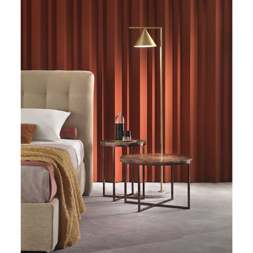 Cross-Base Marble Coffee Table | Marelli Frame | Italianfurniture.com