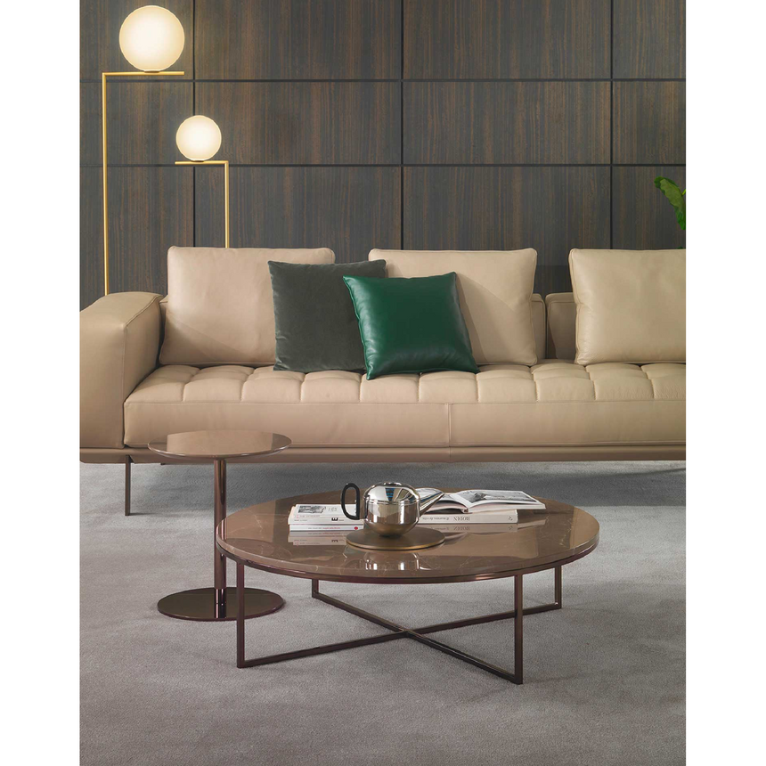 Cross-Base Marble Coffee Table | Marelli Frame | Italianfurniture.com