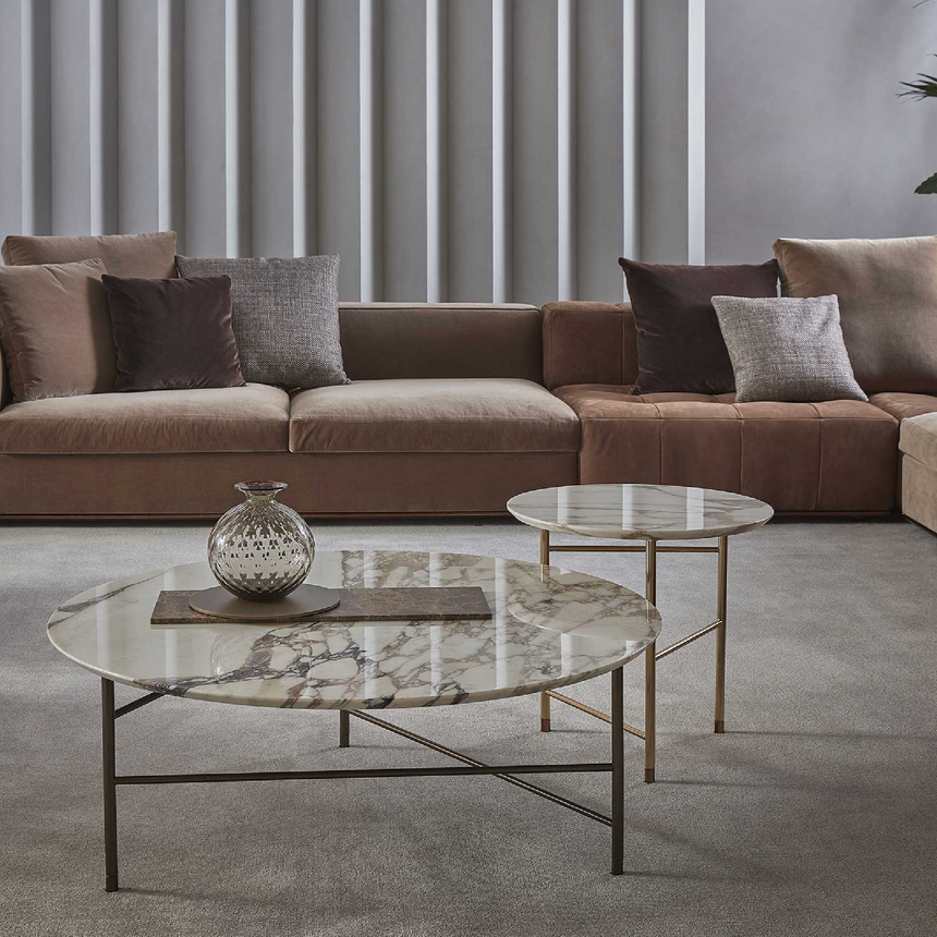 Minimalist Round Coffee Table | Marelli Kyoto | Italianfurniture.com