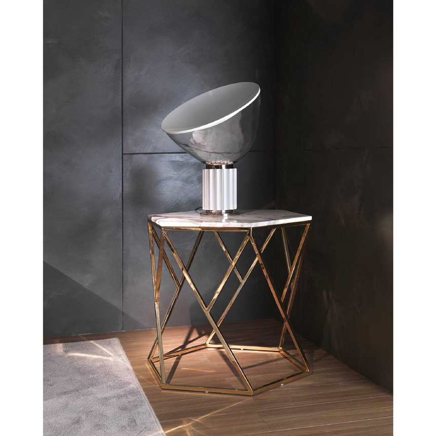 Hexagonal Marble Coffee Table | Marelli Tatlin | Italianfurniture.com