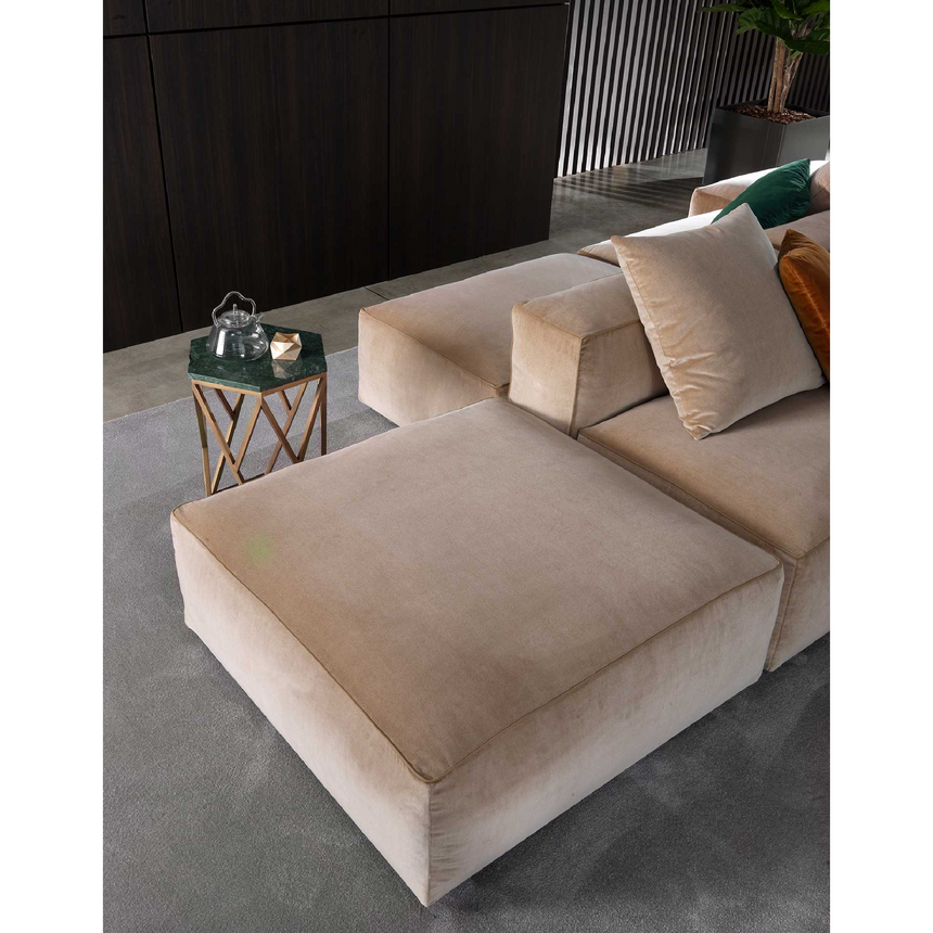 Hexagonal Marble Coffee Table | Marelli Tatlin | Italianfurniture.com