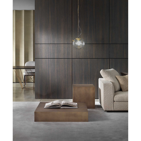 Cube-Shaped Metal Coffee Table | Marelli Thor | Italianfurniture.com