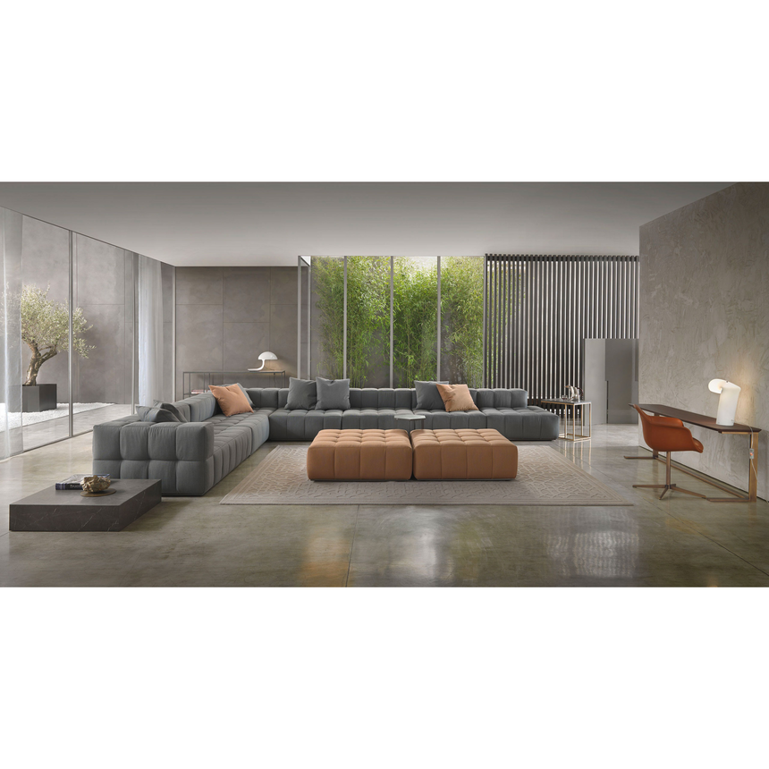 Quilted Modern Ottoman | Marelli Andy | Italianfurniture.com