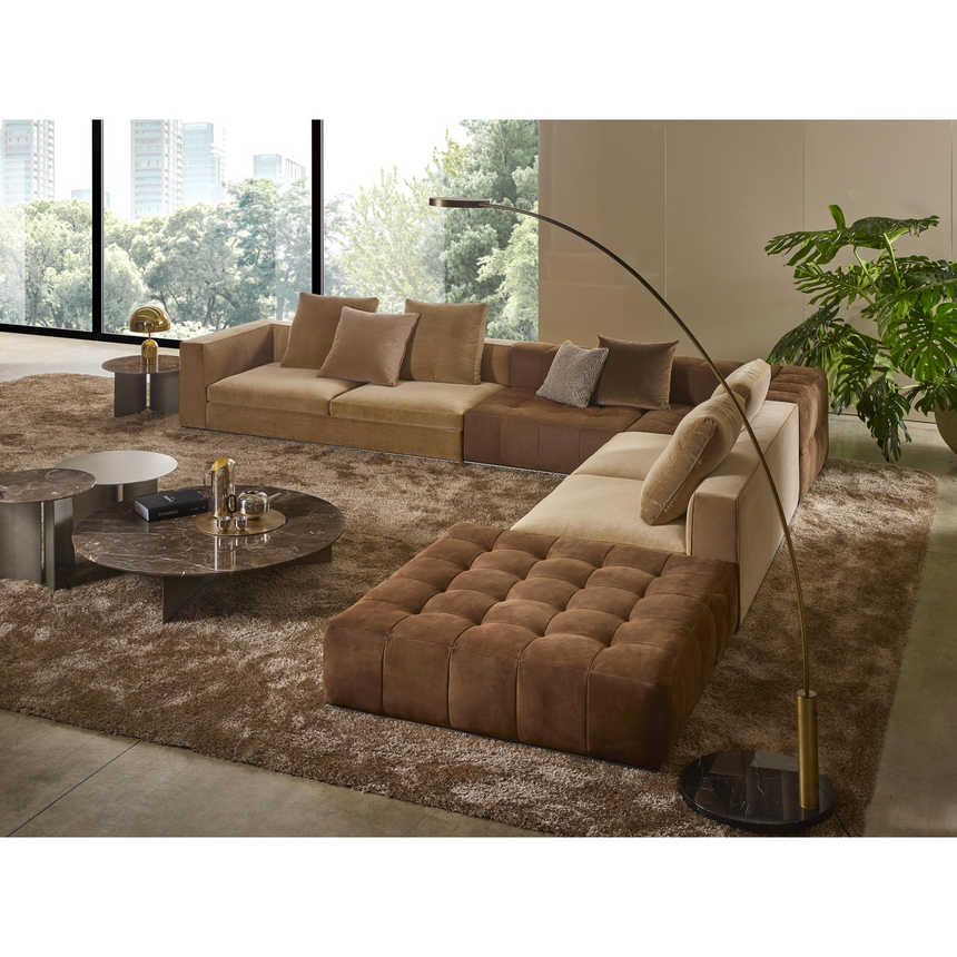 Quilted Modern Ottoman | Marelli Andy | Italianfurniture.com