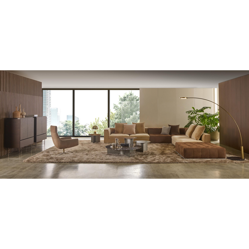 Quilted Modern Ottoman | Marelli Andy | Italianfurniture.com