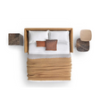 Brown Narrow-Armed Daybed | Marelli Adam | Italianfurniture.com