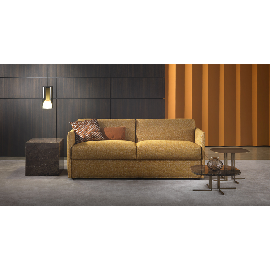 Brown Narrow-Armed Daybed | Marelli Adam | Italianfurniture.com