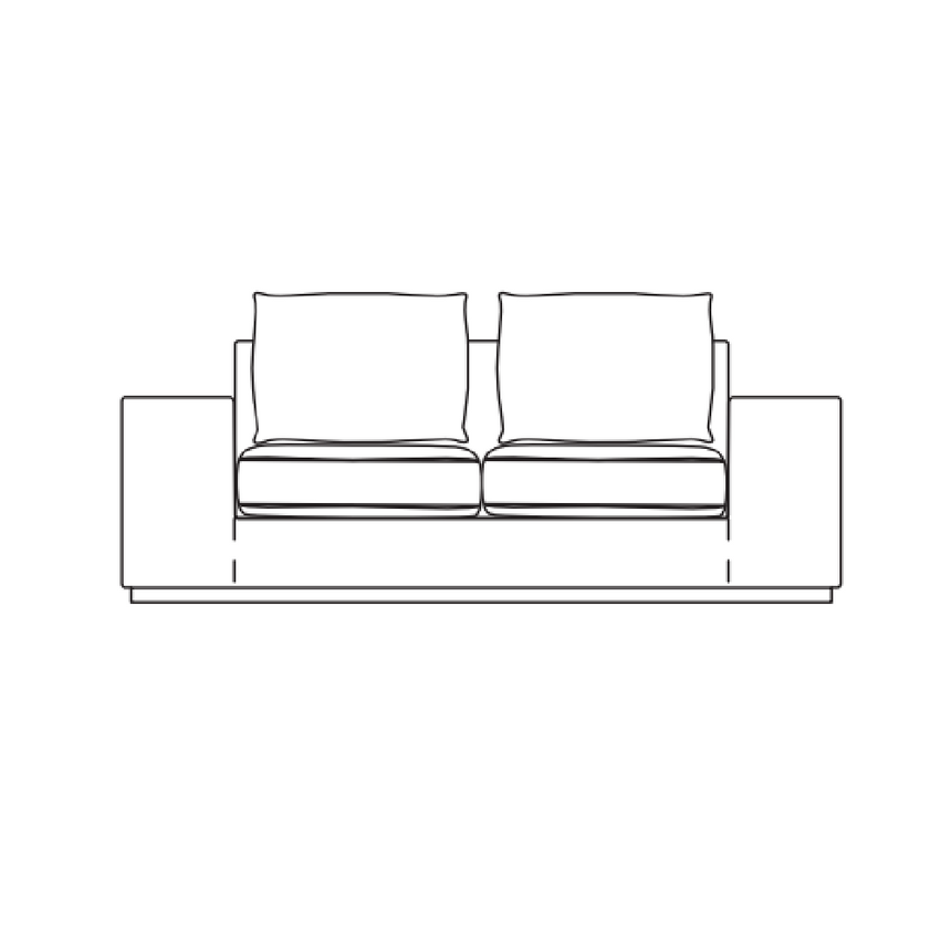 Piped Modern Sofa | Marelli Alexander | Italianfurniture.com