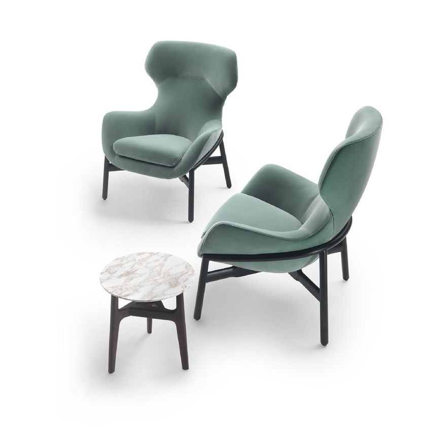 Modern Wingback Lounge Armchair | Marelli Brera | Italianfurniture.com