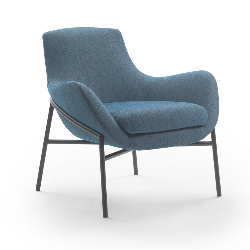 Modern Wingback Lounge Armchair | Marelli Brera | Italianfurniture.com