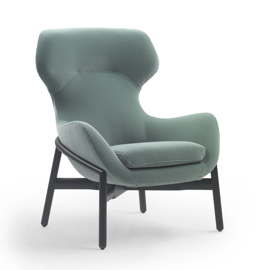 Modern Wingback Lounge Armchair | Marelli Brera | Italianfurniture.com