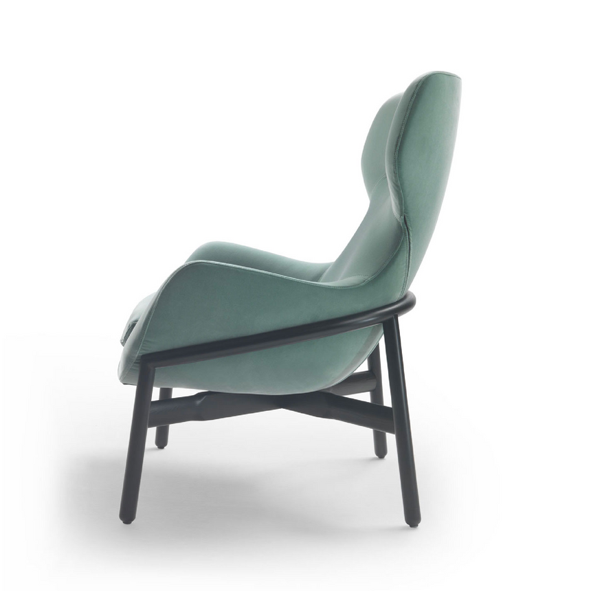 Modern Wingback Lounge Armchair | Marelli Brera | Italianfurniture.com