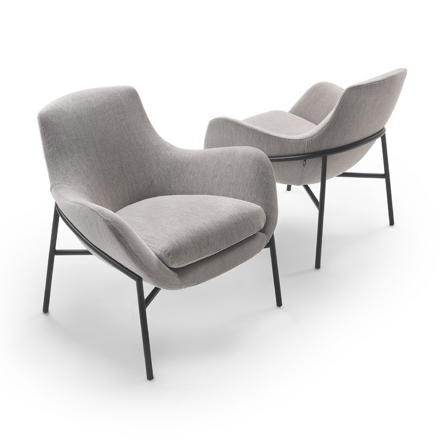 Modern Wingback Lounge Armchair | Marelli Brera | Italianfurniture.com