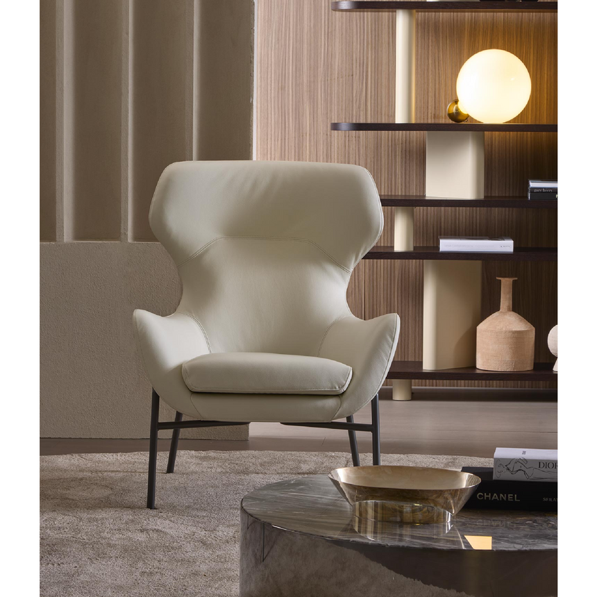 Modern Wingback Lounge Armchair | Marelli Brera | Italianfurniture.com