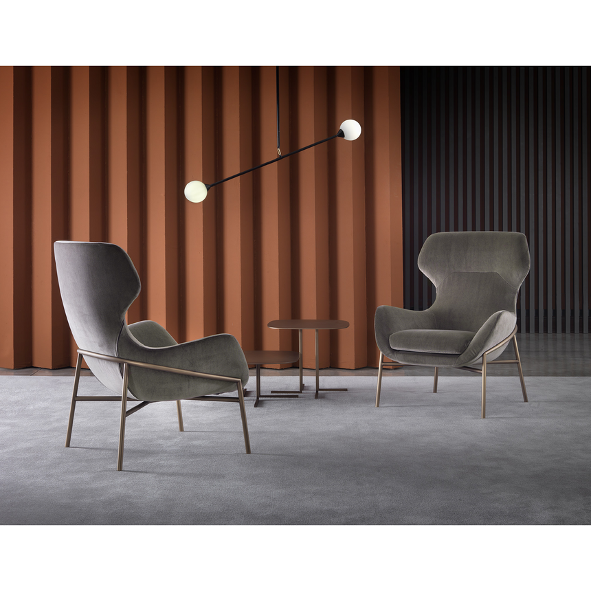 Modern Wingback Lounge Armchair | Marelli Brera | Italianfurniture.com