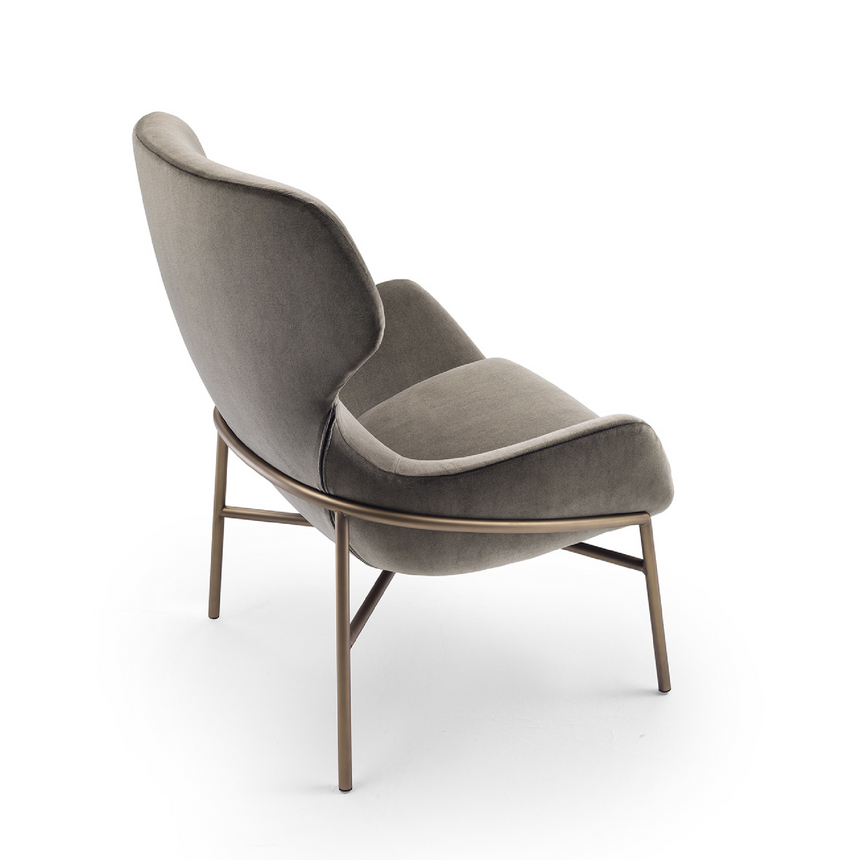 Modern Wingback Lounge Armchair | Marelli Brera | Italianfurniture.com