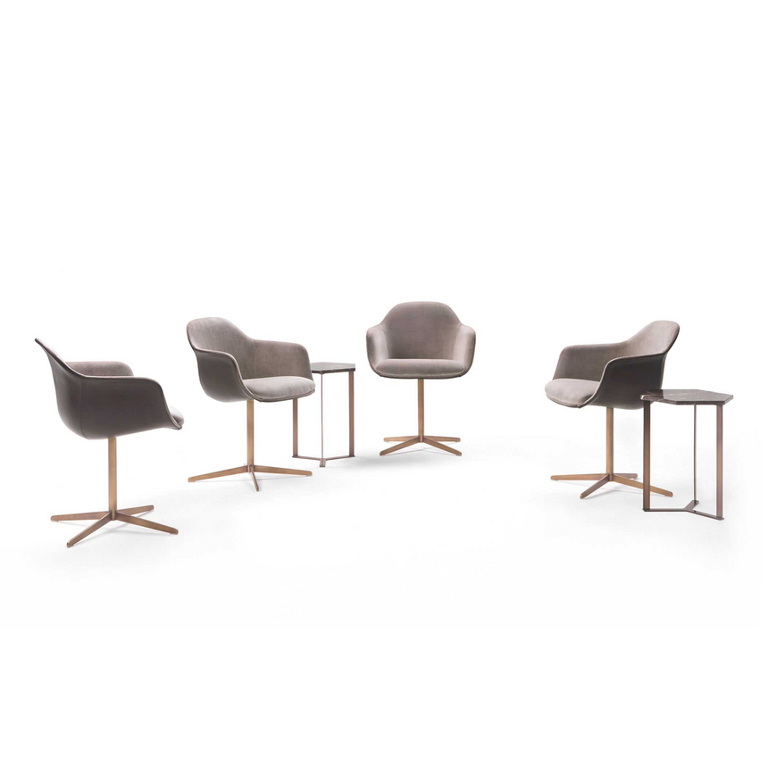 Shell Swivel Armchair | Marelli Chia | Italianfurniture.com