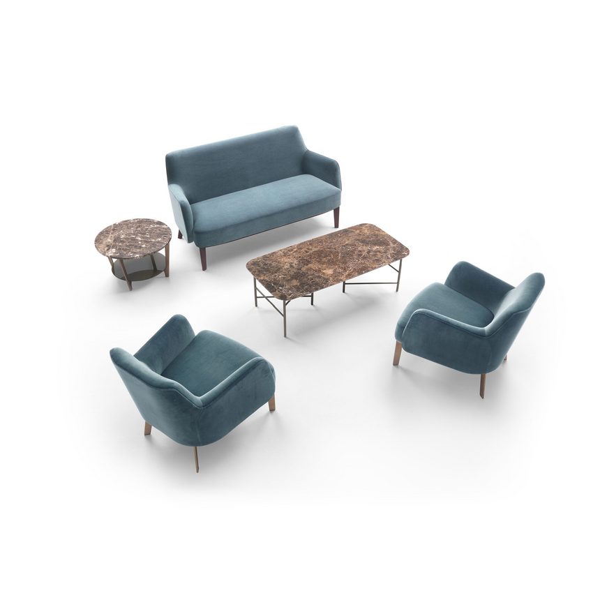 Low-Back Upholstered Sofa | Marelli Clipper | Italianfurniture.com