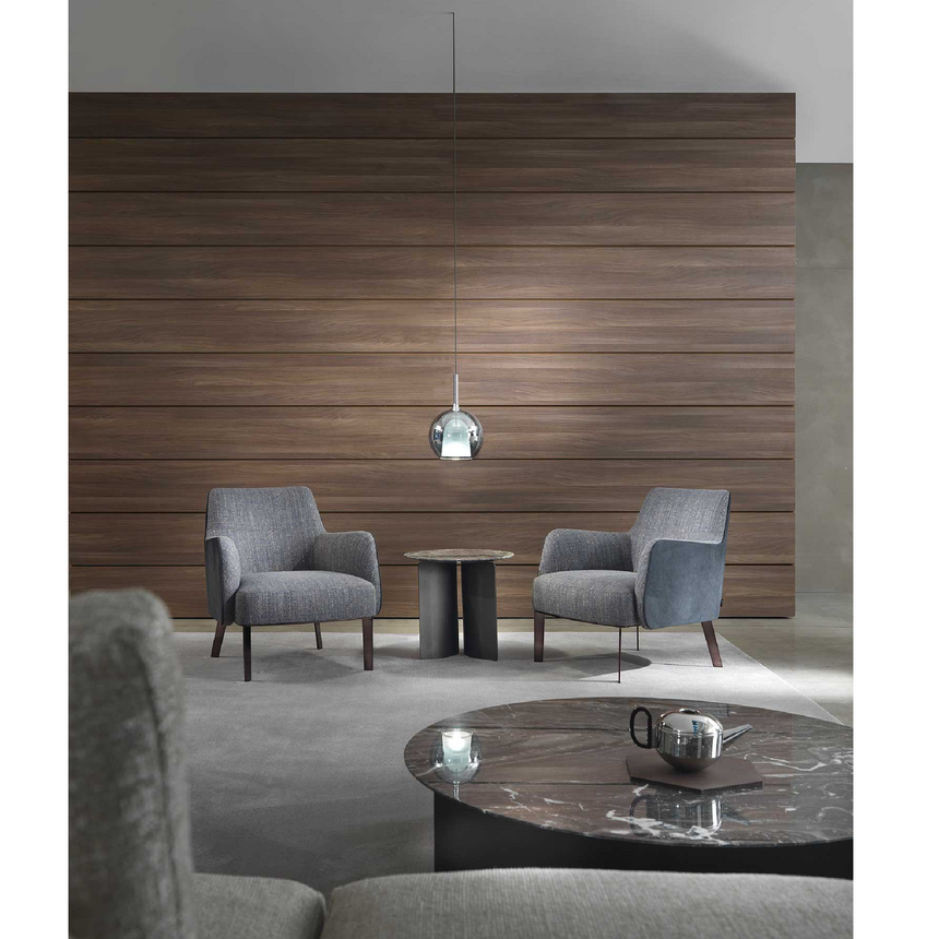 Splayed Rear Leg Armchair | Marelli Clipper | Italianfurniture.com