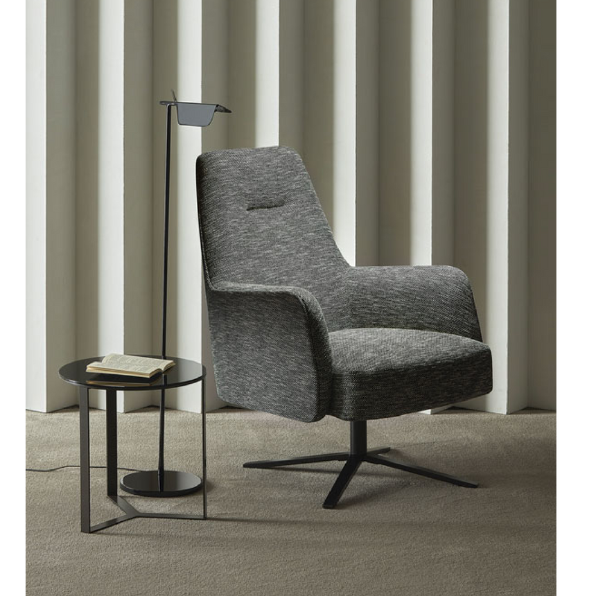 Four-Spoked Swivel Armchair | Marelli Clipper | Italianfurniture.com