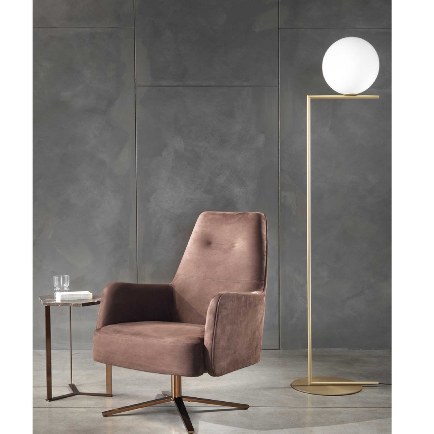 Four-Spoked Swivel Armchair | Marelli Clipper | Italianfurniture.com
