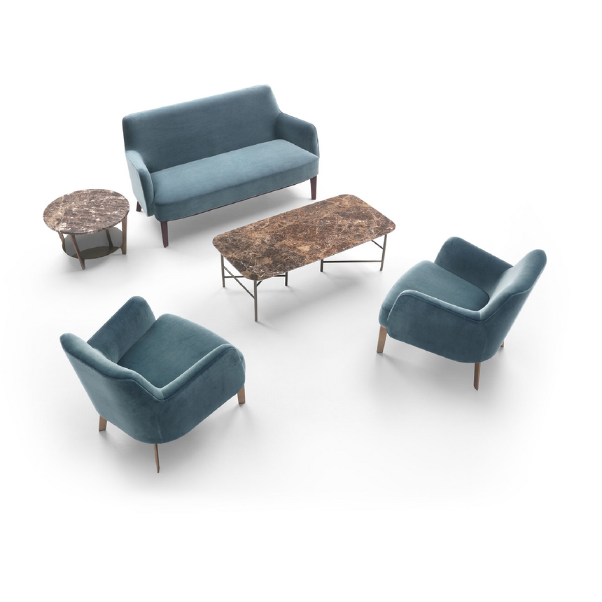 Splayed Rear Leg Sofa | Marelli Clipper | Italianfurniture.com