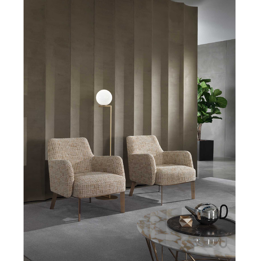 Low-Back Dining Armchair | Marelli Clipper | Italianfurniture.com