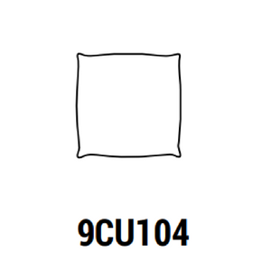 Piped Square Modern Cushion | Marelli Alexander