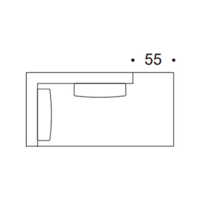 Modern Long Chair with Cushion | Marelli Gordon