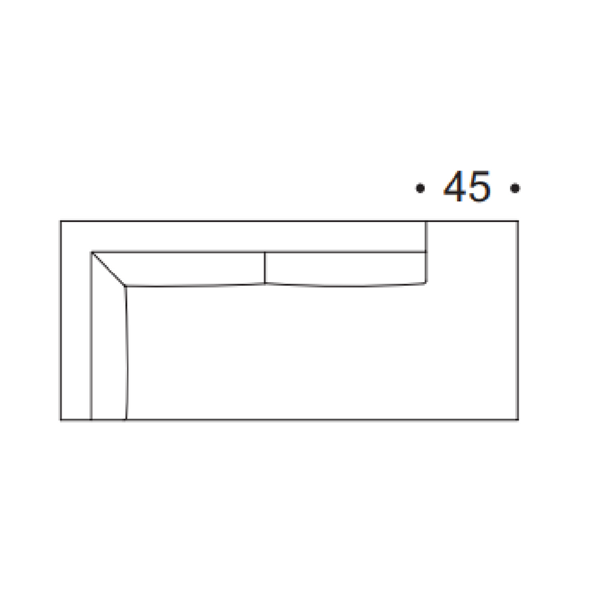 Modern Corner Long Chair | Marelli Gordon