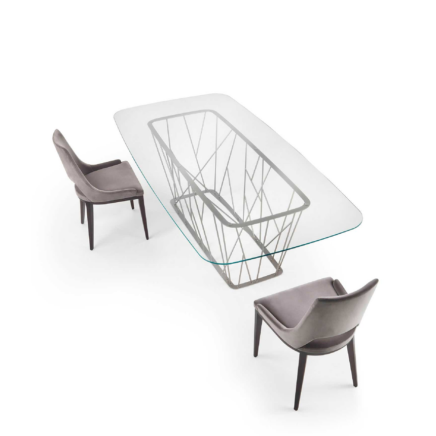 Cut-Out Design High Chair | Marelli Grace | Italianfurniture.com