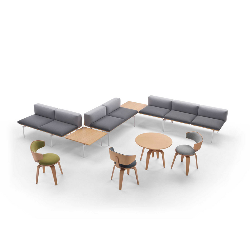 Minimalist Single-Armed Side Sofa | Marelli H-Sofa | Italianfurniture.com