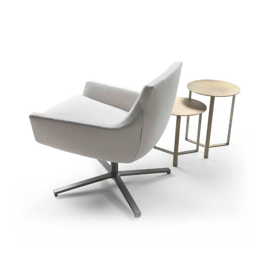 4-Spoke Swivel Armchair | Marelli Joy | Italianfurniture.com