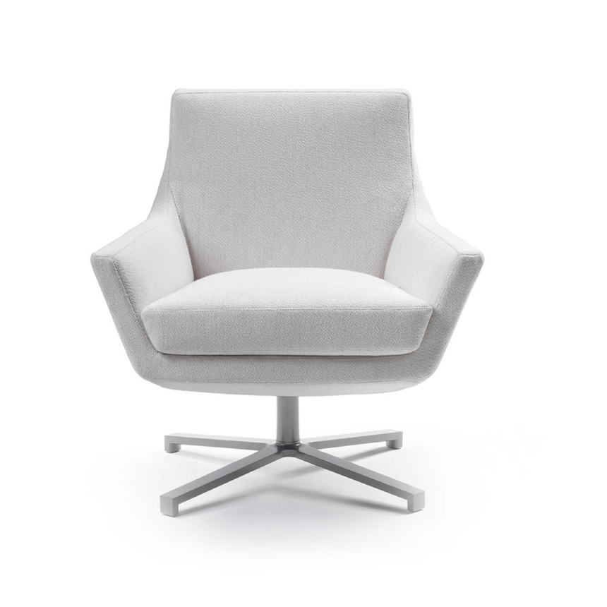 4-Spoke Swivel Armchair | Marelli Joy | Italianfurniture.com