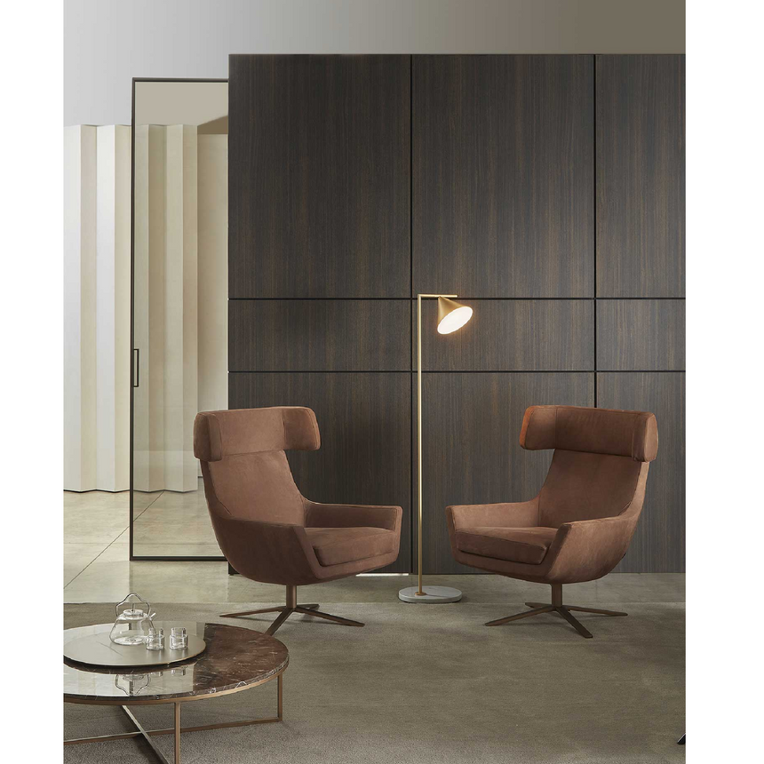 4-Spoke Swivel Armchair | Marelli Joy | Italianfurniture.com