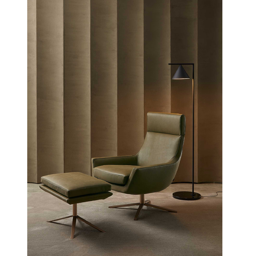 4-Spoke Swivel Armchair | Marelli Joy | Italianfurniture.com