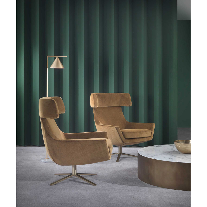 4-Spoke Swivel Armchair | Marelli Joy | Italianfurniture.com