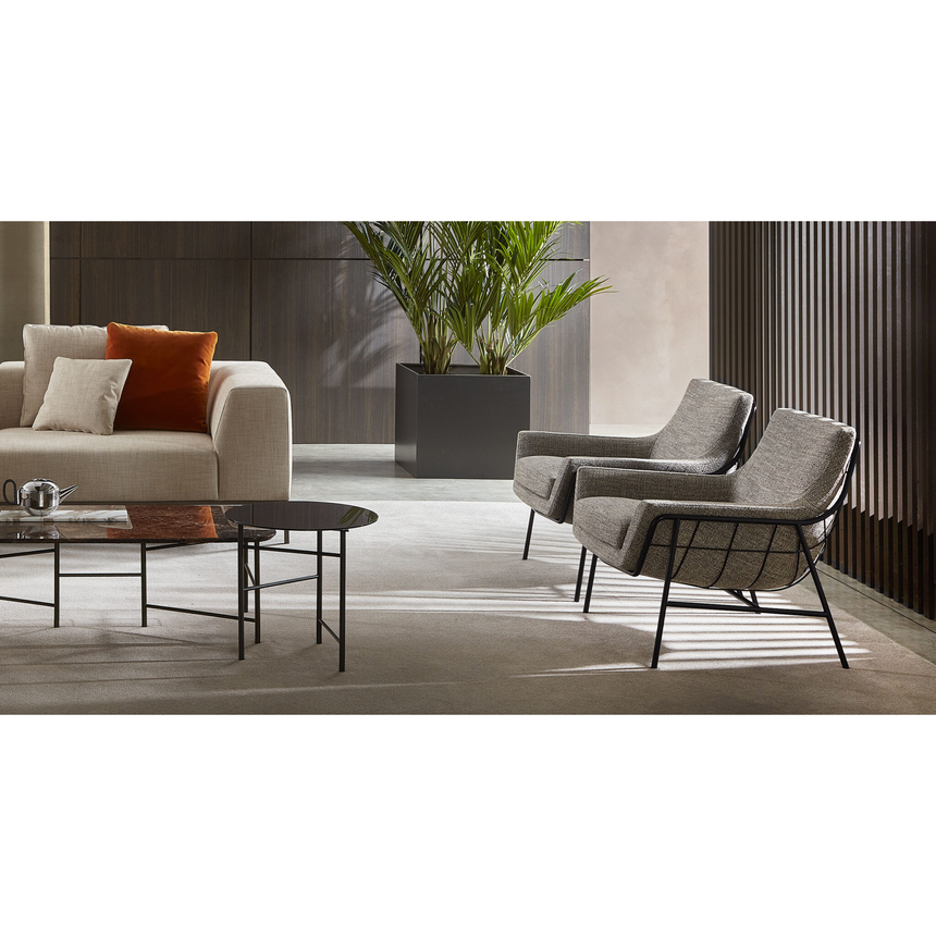 Metal Shell Lounge Armchair | Marelli Joy | Italianfurniture.com