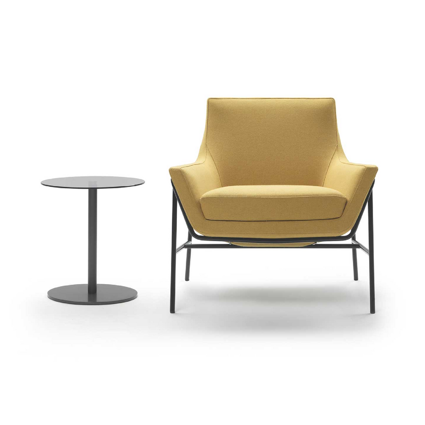 Metal Shell Lounge Armchair | Marelli Joy | Italianfurniture.com