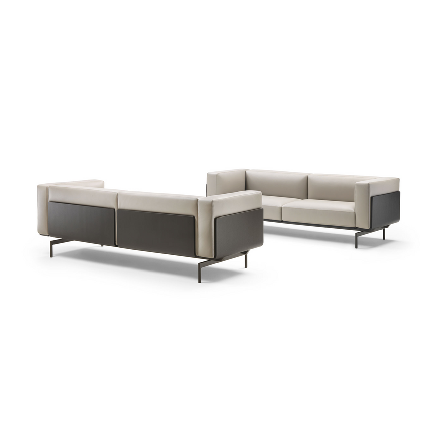 Metal Base Sofa | Marelli L-Sofa | Italianfurniture.com
