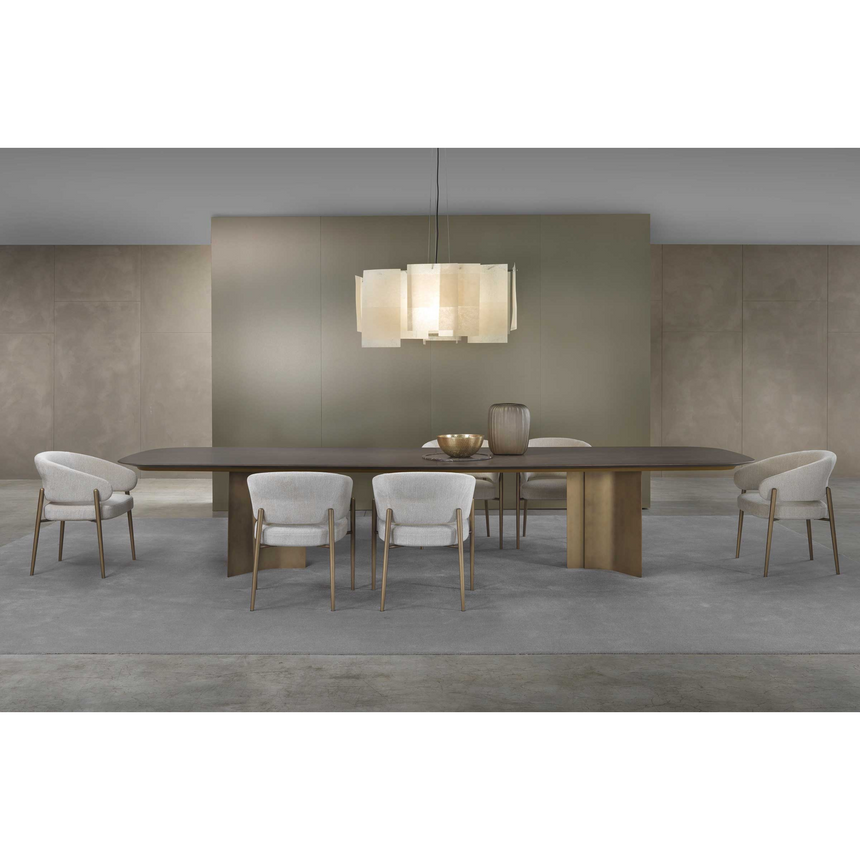 Curved Back Dining Chair | Marelli Linda | Italianfurniture.com